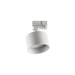 Foco trifásico SPIKE TR 3-PHASE GX53 plano, redondo, ajustable GX53 IP20, blanco 