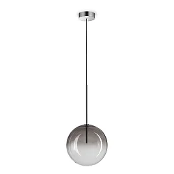 Luminaria colgante EQUINOXE D25 de 1 llama G4 IP20, color humo 