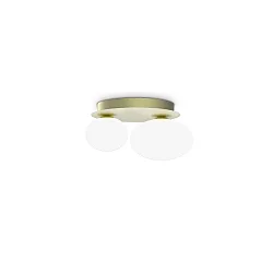 Luminaria de pared NINFEA GX53 IP20, latón 