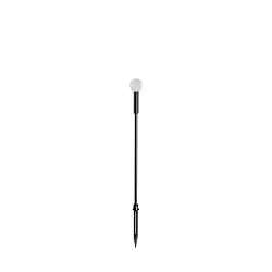 gorund spike luminaire TWIGGY SPHERE H65 IP65, black 