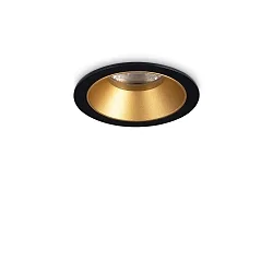 Luminaria empotrable para techos GAME TRIM ROUND 58MM redondo, rígido, UGR < 19, conmutable IP40/IP20, dorado, negro 