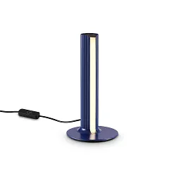table lamp DORICA TL1 smooth, with switch, with touch dimmer IP20, steel brushed dimmable