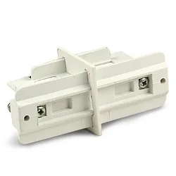 Conector aislante trifásico CLASSIC aislado, brillante, blanco