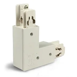 Conector en L trifásico CLASSIC SURFACE + RECESSED conductor de protección interior, conductor N en el lado exterior