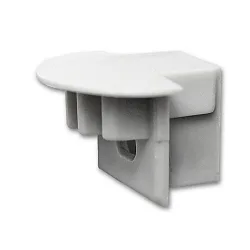 Accessory for profile MAXI-EB10 - endcap, silver, incl. cable opening