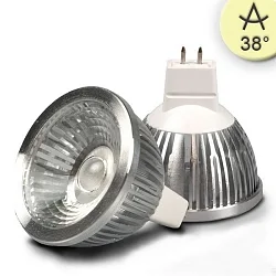 Lámpara de reflectores MR16 regulable GU5,3 5,7W 330lm 2700K 38° CRI >83 regulable