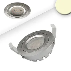 Luminaria empotrable IP40, plata regulable 8W 650lm 2700K 120° 120° CRI 80-89