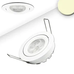 Luminaria empotrable IP40, blanco regulable 8,2W 700lm 2700K 72° 72° CRI 80-89