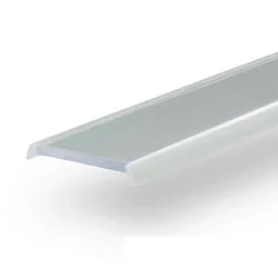 Accessory for profile series WING20 / CORNER22 - flat cover, length 200cm, clear