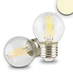 Filamento luminoso en forma de gota ILLU regulable E27 4W 400lm 2700K 360° CRI 80-89 regulable