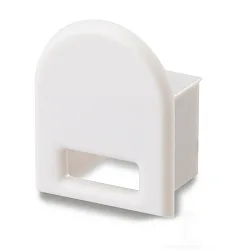 Accessory for SURF12 RAIL with COVER5, endcap round, PVC, grey-white