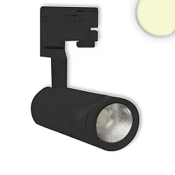 Foco trifásico giratorio, giratorio IP20, negro mate 