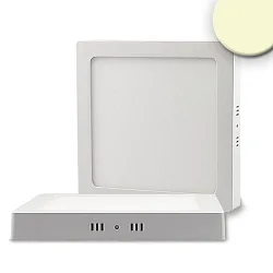 LED ceiling luminaire, IP20, square, 30x30cm, 24W 4000K 1850lm, dimmable, white