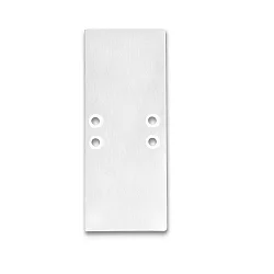 Accessory for profile 2SIDE - aluminium endcap (2 pc.), incl. screws, EC66W, white
