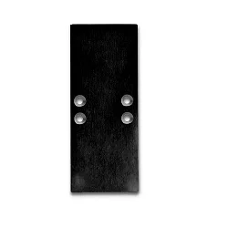 Accessory for profile 2SIDE - aluminium endcap (2 pc.), incl. screws, EC66B, black