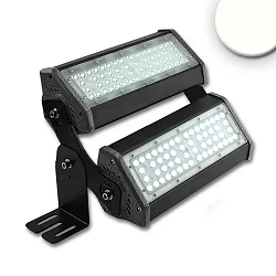 Proyector de naves potente LN asimétrico, regulable IP65, negro regulable