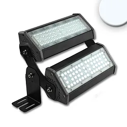 Proyector de naves potente LN asimétrico, regulable IP65, negro regulable