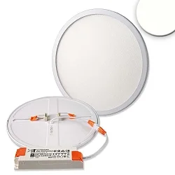 LED downlight Flex 23W, IP52, UGR<19, suitable for offices, DA 5-21cm, not dimmable, white, 23W 4000K 2200lm 120°