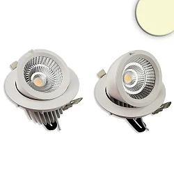 Luz downlight SPHERE giratorio, giratorio IP42, blanco 