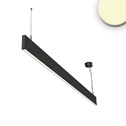 LED hanging lamp Linear Up+Down 600, IP40, prismatic, linear connectable, 25W 3000K 1600+300lm 2x120°, black