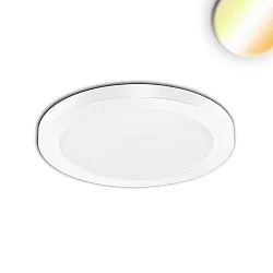 Luminaria de superficie / empotrada Slim Flex IP44, blanco 