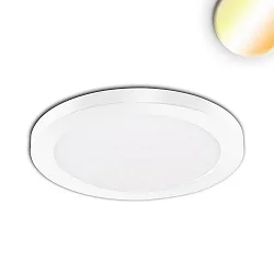 Luminaria de superficie / empotrada Slim Flex IP44, blanco 