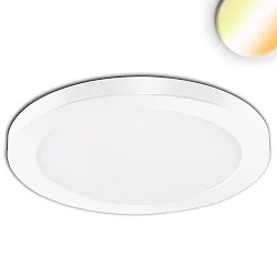 Luminaria de superficie / empotrada Slim Flex IP44, blanco 