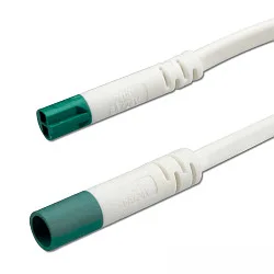 Cable de extensión, verde, blanco