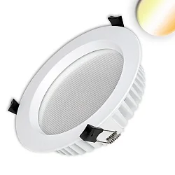 LED office downlight UGR<19, Colorswitch, CRI >90, dimmable, Ø19cm, 25W 3000|3500|4000K 2000lm 90°