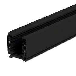 Raíl de montaje trifásico SERIE S1 200CM plano, negro mate