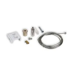 Suspensión del cable trifásico SERIE S1 ajustable, blanco mate