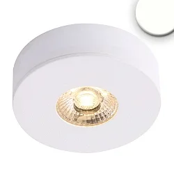 LED under cabinet or recessed light MiniAMP, 3W, 24V DC, rotatable, dimmable, 3W 4000K 240lm 60°, white