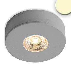 LED under cabinet or recessed light MiniAMP, 3W, 24V DC, rotatable, dimmable, 3W 3000K 240lm 60°, brushed alu