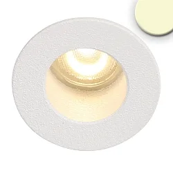 Luminaria empotrable MiniAMP IP20, blanco regulable 1,2W 60lm 3000K 60° 60° CRI >82