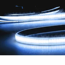 Tira LED completamente siliconada CRI9B LINEAR 48V-FLEXBAND 2 polos blanco