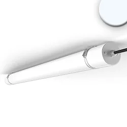 Luminaria lineal HP IP69K a prueba de golpes IP69K, blanco  37W 4000lm 5000K 180° 180° CRI >82 119.5cm