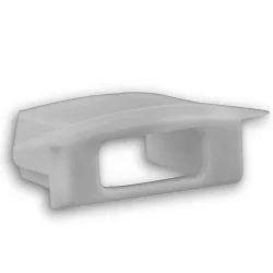 Accessory for profile PURE14 D endcap (1 pc.), EC80, with cable opening