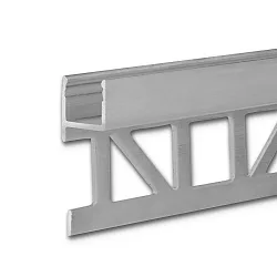 Perfil para baldosas UP8, aluminio