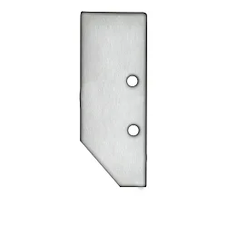Accessory for profile HIDE ASYNC - aluminium endcap EC92 incl. screws, anodized aluminium