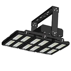 Luz de inundación FLOOD 1350W asimétrico, ajustable IP66, negro regulable