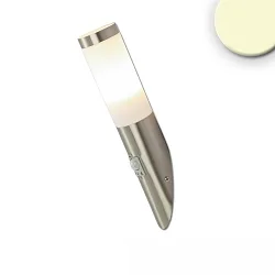 outdoor wall luminaire cylindrical, with sensor, with motion detector E27 IP44, stainless steel 