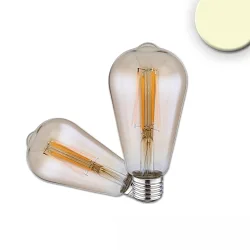 Lámpara de filamento LED VINTAGE LINE LED EDISON ST64 ST64 conmutable E27 7W 720lm 2700K 360° CRI 80-89 