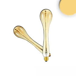 Filamento de alumbrado decorativo VINTAGE LINE WATERDROP conmutable E27 3,8W 240lm 2200K 360° CRI >90 