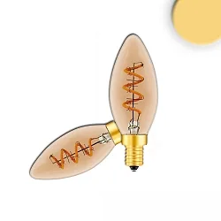 Filamento luminoso en forma de vela VINTAGE LINE C35 CANDLEBULB conmutable C35 E14 3,5W 100lm 2200K 360° CRI 85 