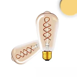 Bombillas Edison en forma de pera VINTAGE LINE EDISONBULB ST64 conmutable ST64 E27 3,8W 200lm 2200K 360° CRI >90 