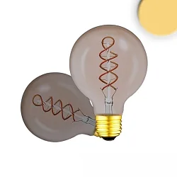 Bombilla filamento Globe VINTAGE LINE ROUNDBULB 95 conmutable G95 E27 4W 90lm 2200K 360° CRI 85 