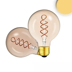Bombilla filamento Globe VINTAGE LINE ROUNDBULB 95 conmutable G95 E27 4W 200lm 2200K 360° CRI 85 