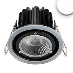Luminaria de pared empotrable SYS-68 MINIAMP rígido IP65, negro regulable