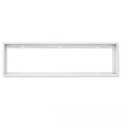 mounting frame PANEL BACKLIGHT LINE / UGR<16 LINE 1200X300, white