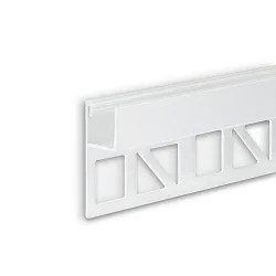 Perfil para baldosas UP10, blanco